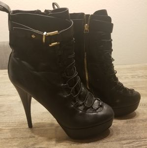 Black Moto Boot **Preloved**